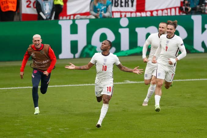 England 2-0 Germany: Raheem Sterling and Harry Kane strike in second half to send Three Lions into Euro 2020 quarter-finals